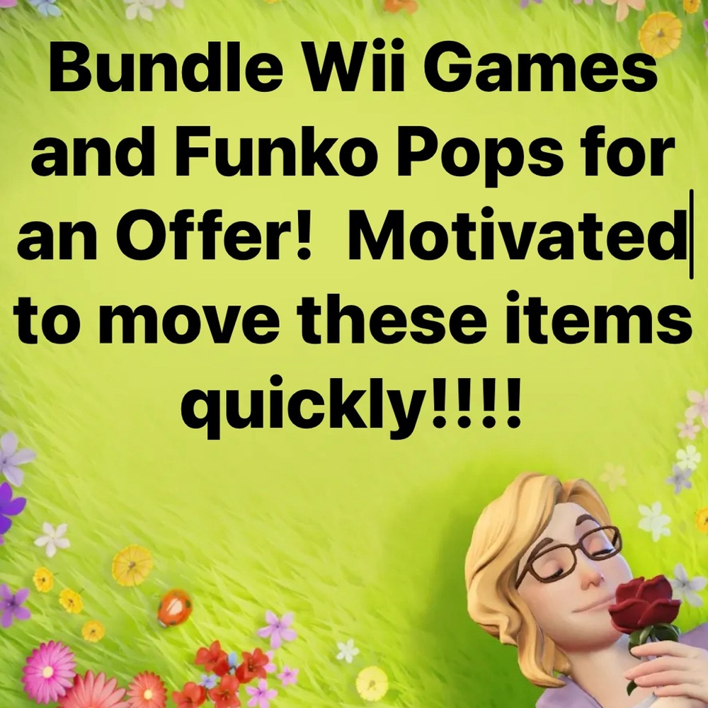 Funko Pops and Wii Games Sale